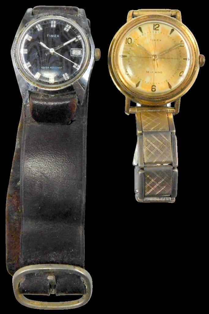 Grouping of Timex Wristwatches w/ Leather and Metal Bands, (2) (1 of 13)