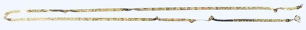 14K Yellow Gold Italian Necklace - 2