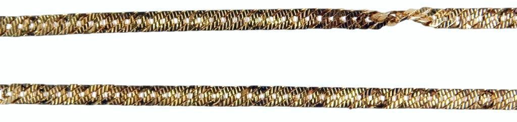 14K Yellow Gold Italian Necklace - 6