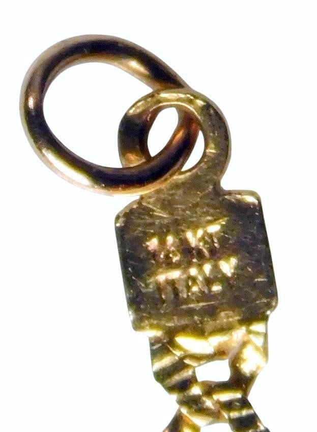14K Yellow Gold Italian Necklace - 8