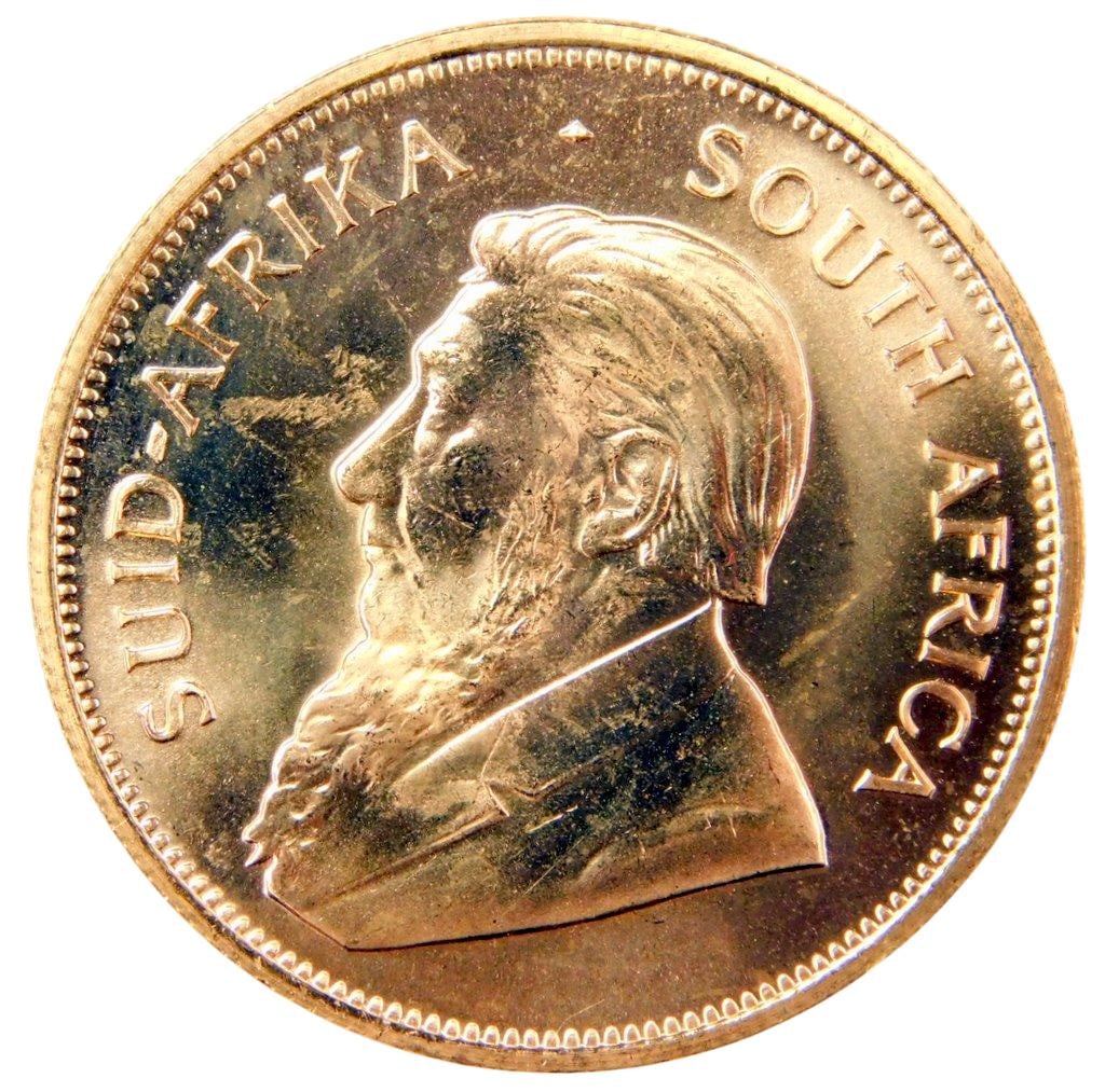 1980 South African Gold Krugerrand Coin, 1 oz Fine Gold (1 of 2)