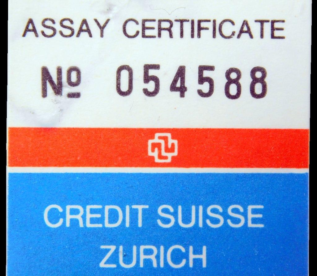 Credit Suisse 1g Fine Gold Pendant w/ Assay Certificate - 3