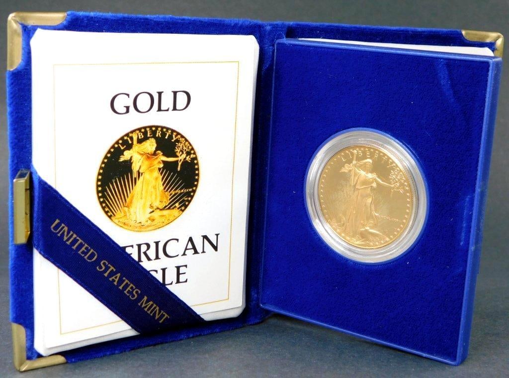 1986 One Ounce Fifty Dollar Gold Bullion Coin - Proof Edition (1 of 9)