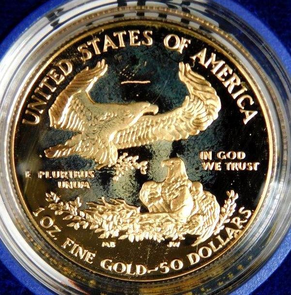 1986 One Ounce Fifty Dollar Gold Bullion Coin - Proof Edition - 3