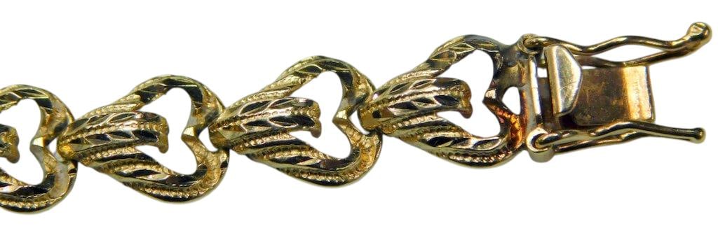 14K Arts Elegance Gold Bracelet - 3