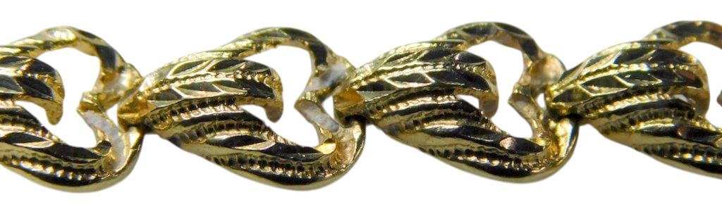 14K Arts Elegance Gold Bracelet - 5