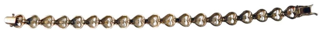 14K Arts Elegance Gold Bracelet - 6