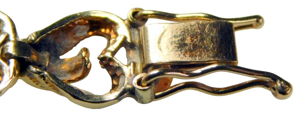 14K Arts Elegance Gold Bracelet - 8