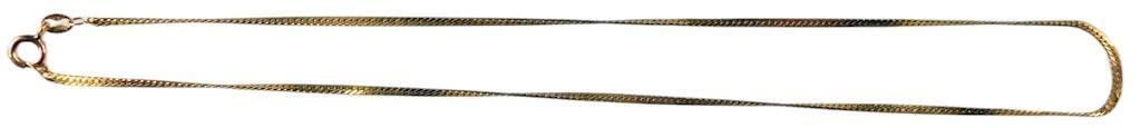 14K Gold Chain Necklace and Pearl Earrings Set, Italy - 6
