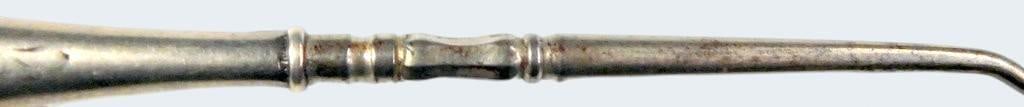 Sterling Silver Button Hook w/ Engraved Handle - 3