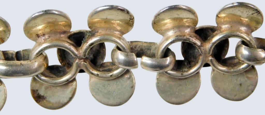 925 Silver Link Bracelet Stamped 'Mexico', '925' - 10