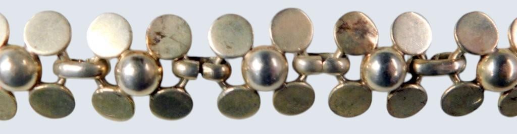 925 Silver Link Bracelet Stamped 'Mexico', '925' - 4