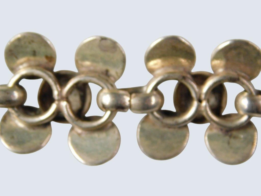 925 Silver Link Bracelet Stamped 'Mexico', '925' - 9