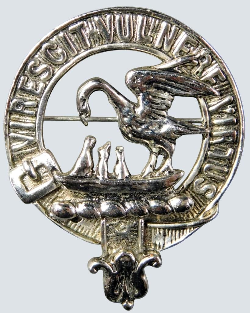 Three Pins: Meadowbrook Hospital Badge, Pelican, and Cat Plaque - 2