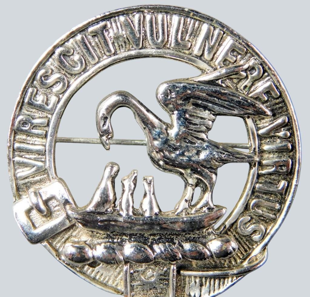 Three Pins: Meadowbrook Hospital Badge, Pelican, and Cat Plaque - 3