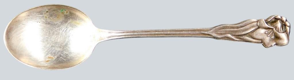 Grouping of Primans ALP Sweden Floral Handle Spoons, (5) - 6