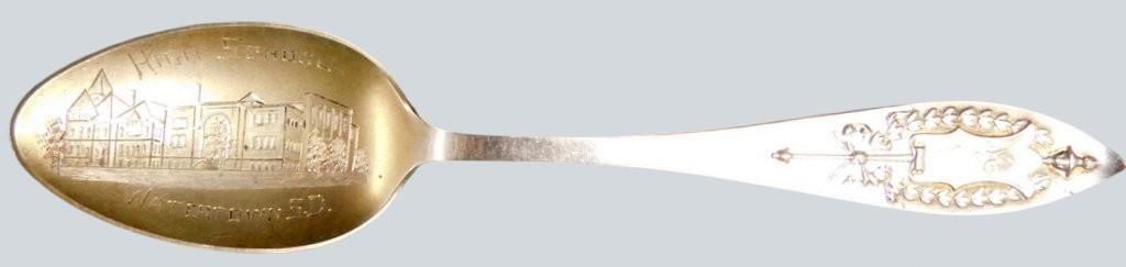 Sterling Silver Souvenir Spoons w/ Various Designs, (4) - 2