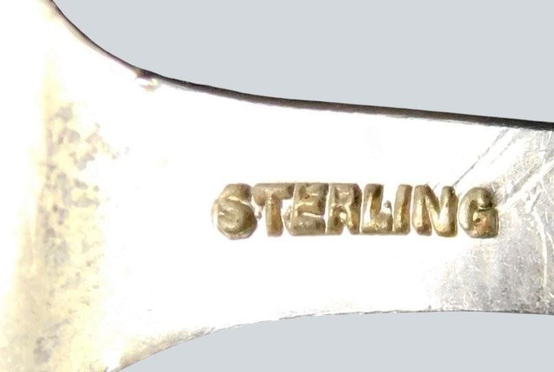 Sterling Silver Souvenir Spoons w/ Various Designs, (4) - 4