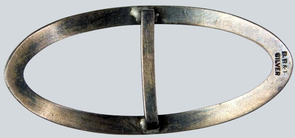 Sterling Silver Brooch and Buckle Grouping - 7
