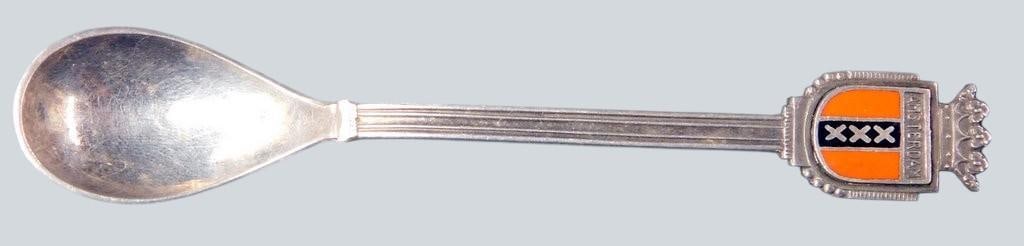 Decorative Collectible Souvenir Spoons Grouping - 9