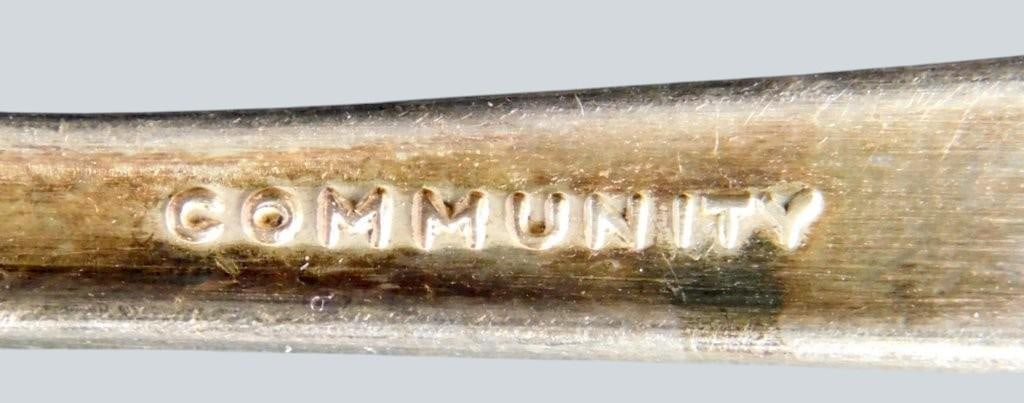Community Silverware Set w/ Wheat Pattern Design - 5