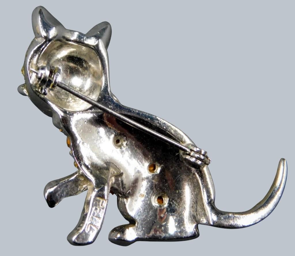 Art and Pell Designer Brooches Featuring Snake and Cat Designs - 11