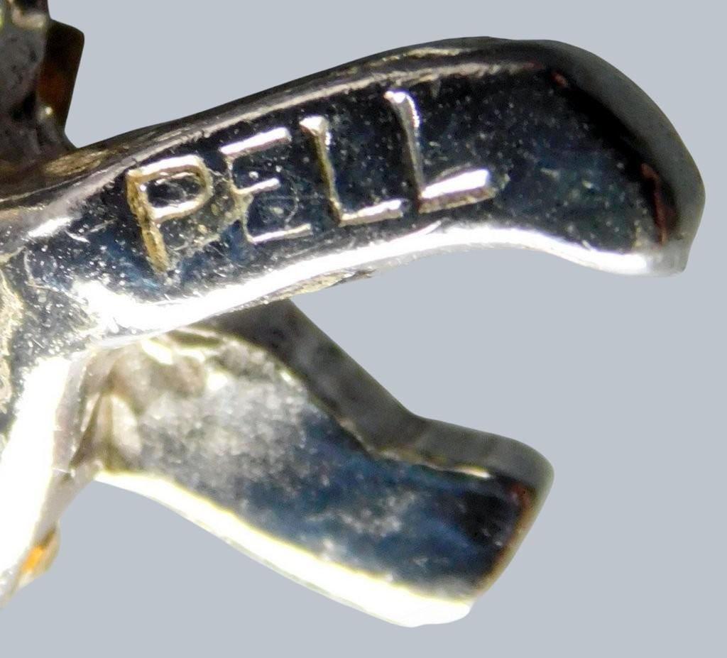 Art and Pell Designer Brooches Featuring Snake and Cat Designs - 12