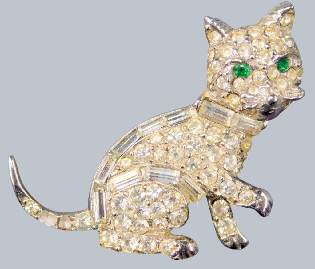 Art and Pell Designer Brooches Featuring Snake and Cat Designs - 9
