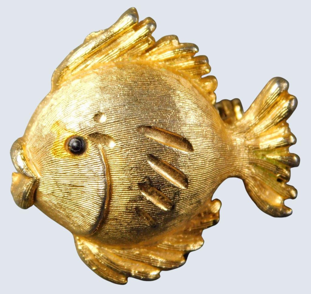 Animal-Themed Gold-Tone Brooches Including Hattie Carnegie, Pins and Charms, (6) - 12