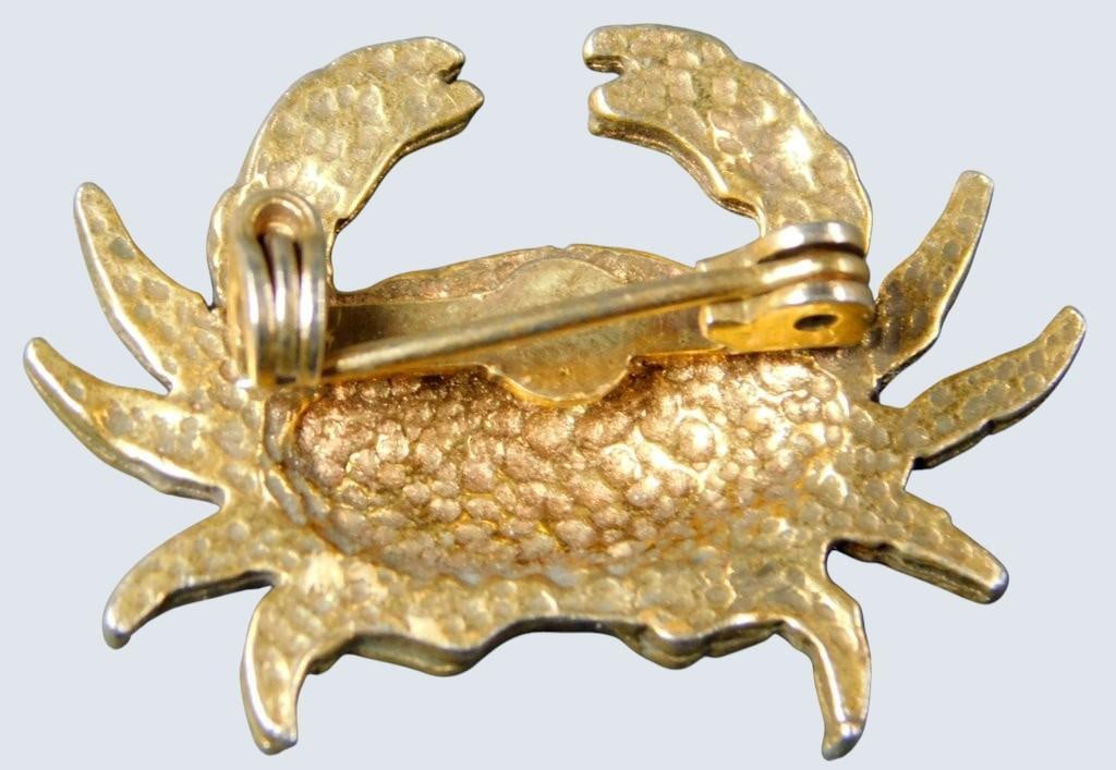 Animal-Themed Gold-Tone Brooches Including Hattie Carnegie, Pins and Charms, (6) - 16