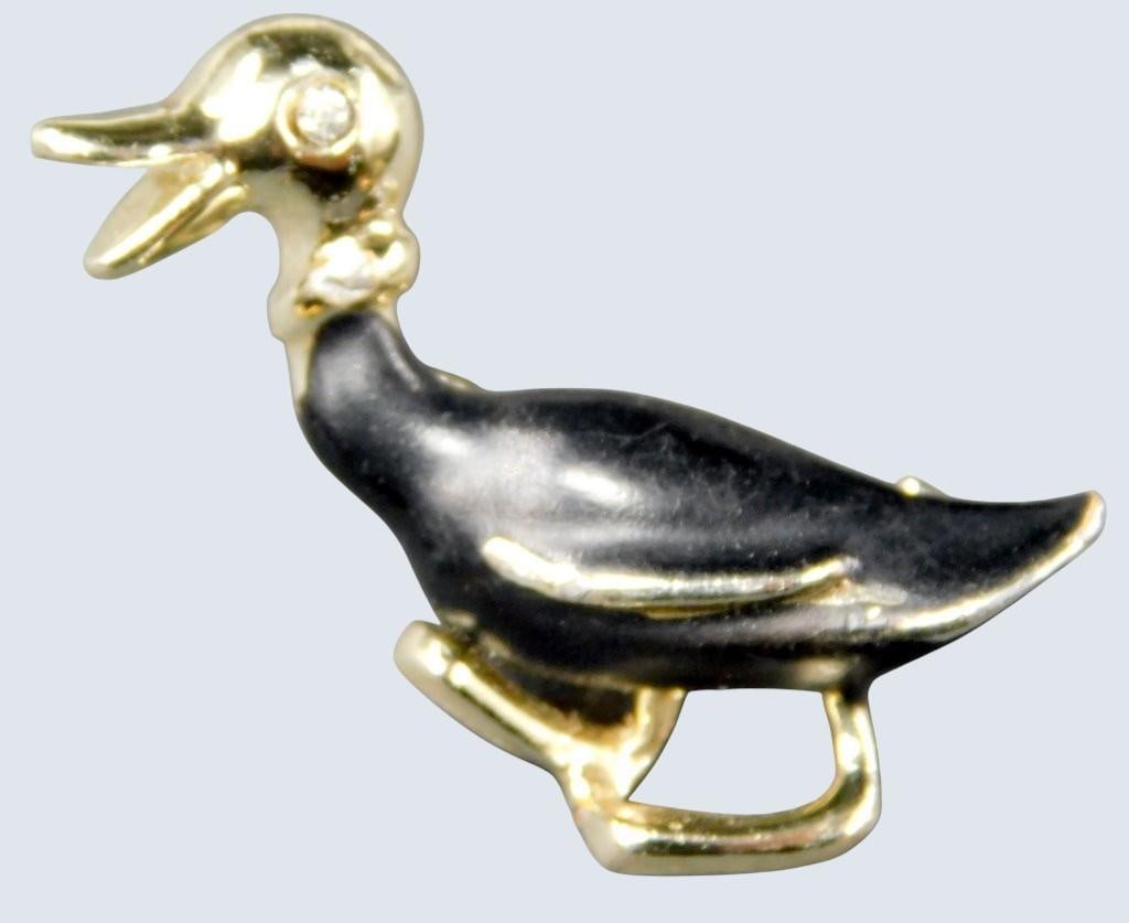 Animal-Themed Gold-Tone Brooches Including Hattie Carnegie, Pins and Charms, (6) - 6