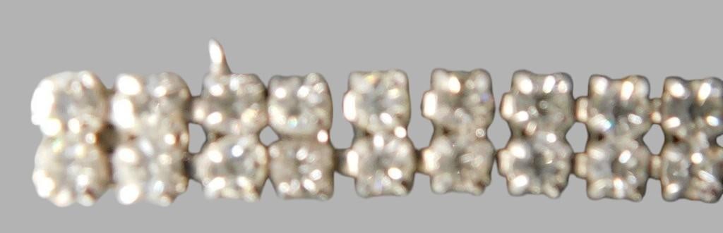 Kramer of N.Y. Rhinestone Bracelet and Filigree Clip-On Earrings Set - 3
