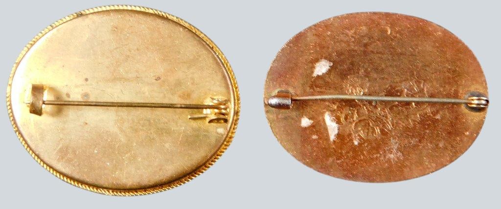 Jewelry and Decorative Items Including Scarab Bracelet, Brooches, and Thimbles - 15