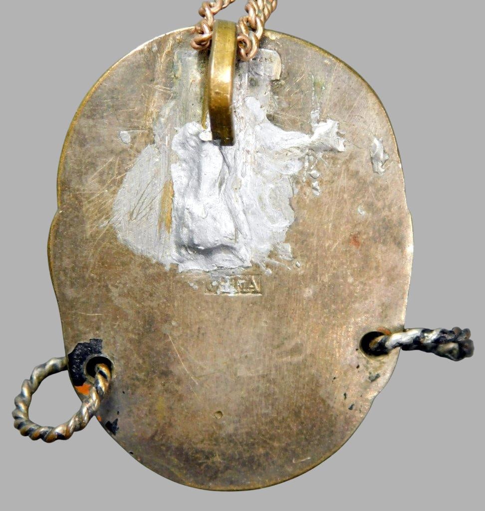 Grouping of Jewelry Items Including Enameled Belt, Tourquoise Necklace, and Bird Pin - 15