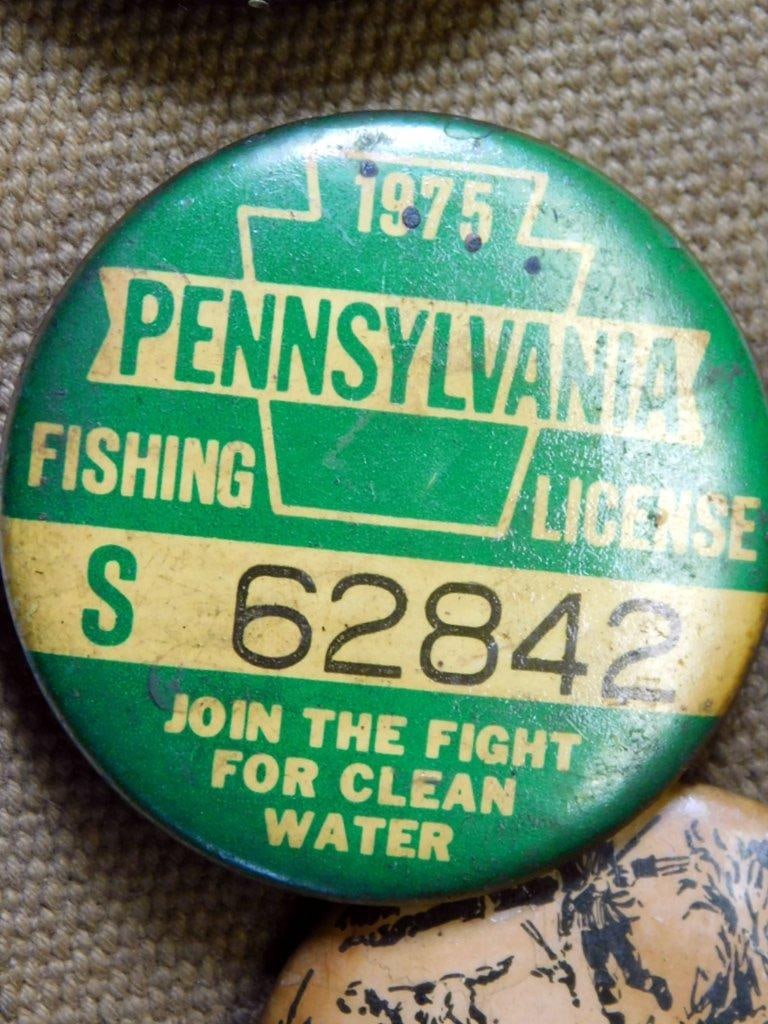 Outdoor Fishing and Hunting Memorabilia and Wayne Co. PA Map - 7
