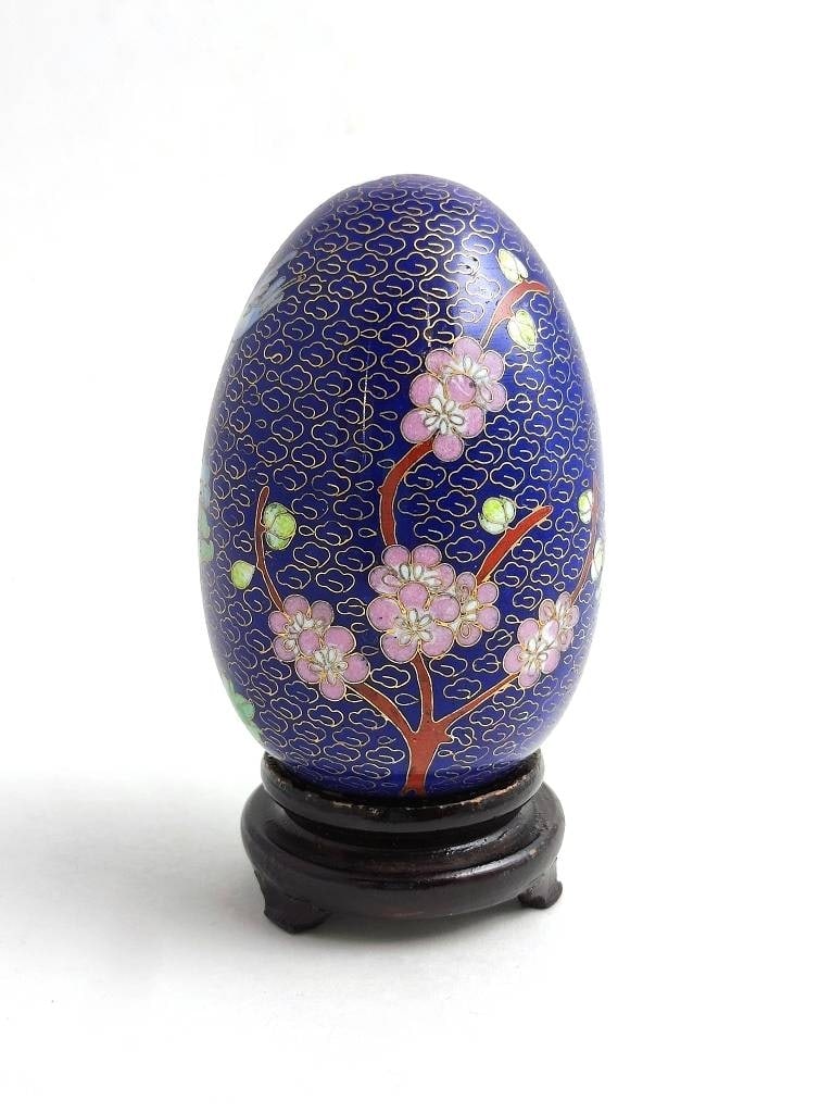 Chin. Cloisonne Ei - 2