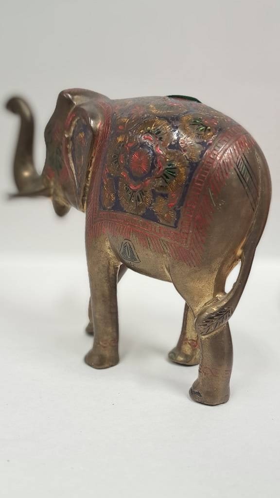 Handgefertigter Messing Elefant - 2
