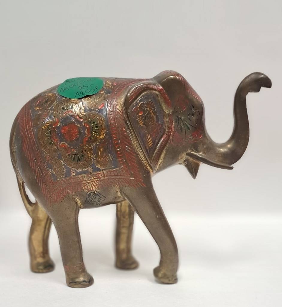 Handgefertigter Messing Elefant - 4
