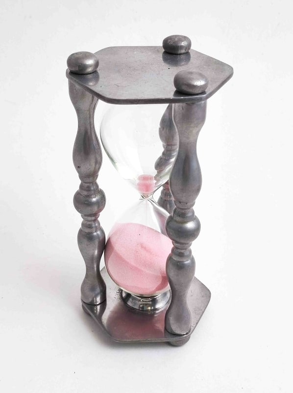 Sanduhr: Antike Sanduhr, Höhe ca 17cm Interne Nr. A0171400089