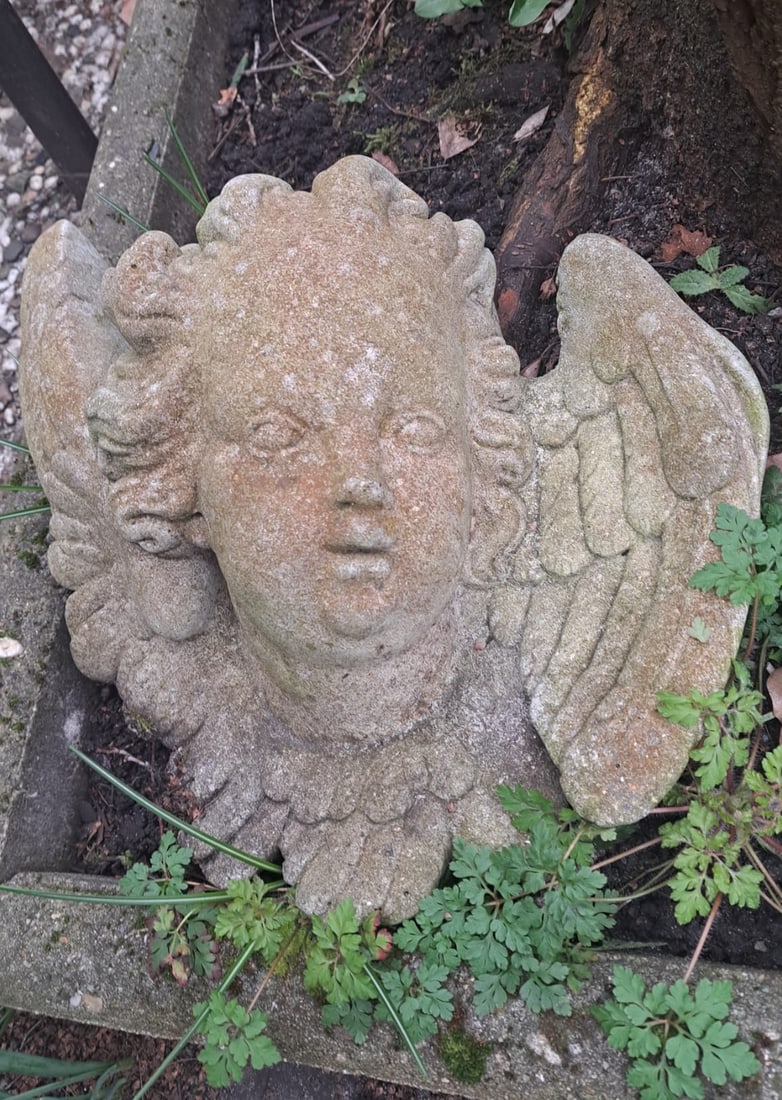 Antiker Stein Engel - 3