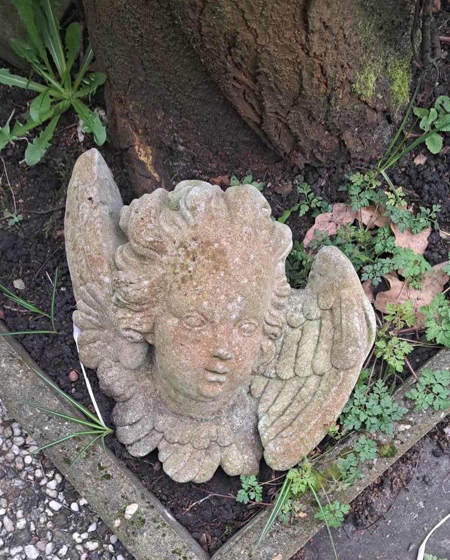 Antiker Stein Engel - 4