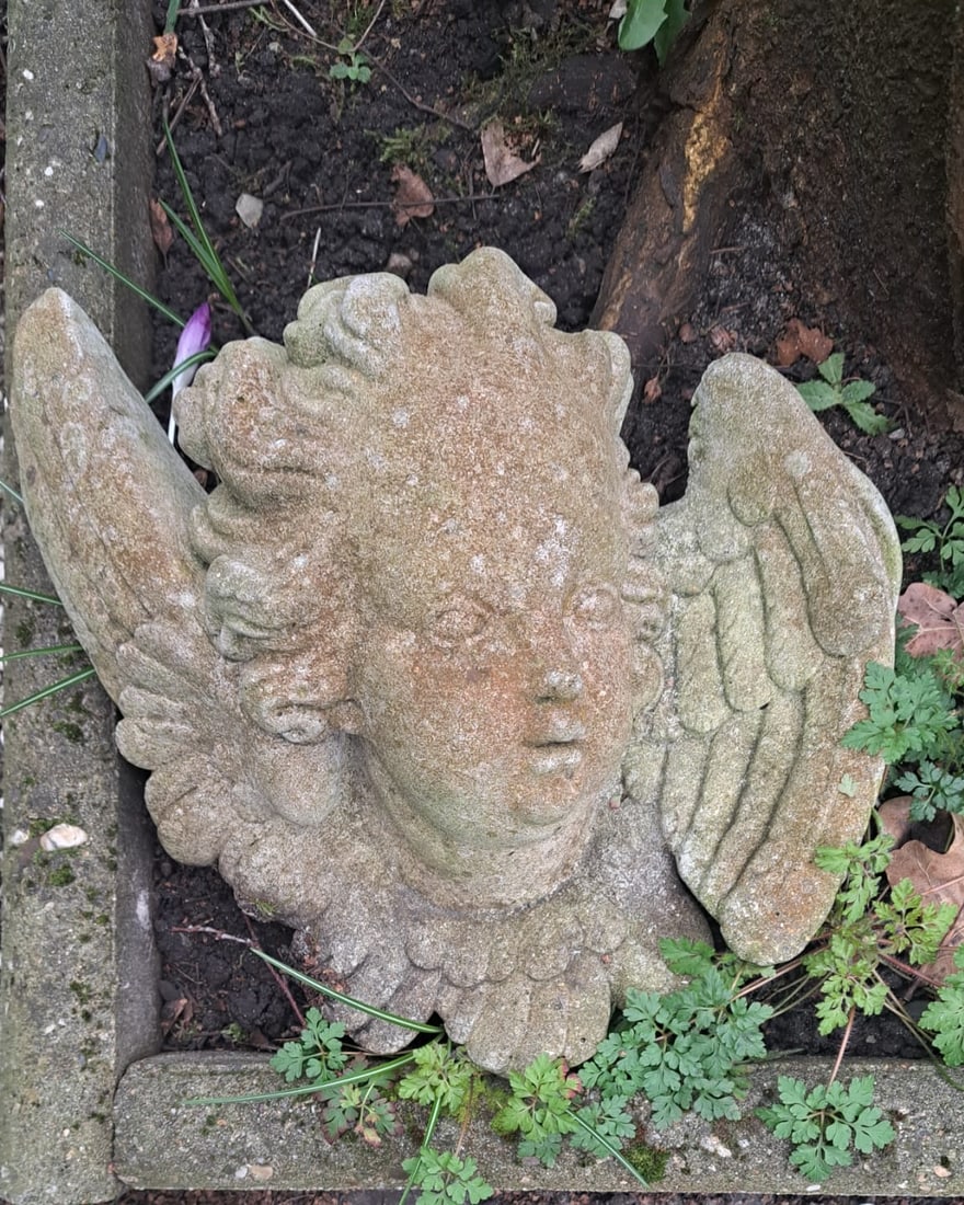 Antiker Stein Engel - 5