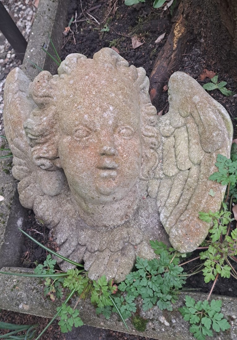 Antiker Stein Engel - 6