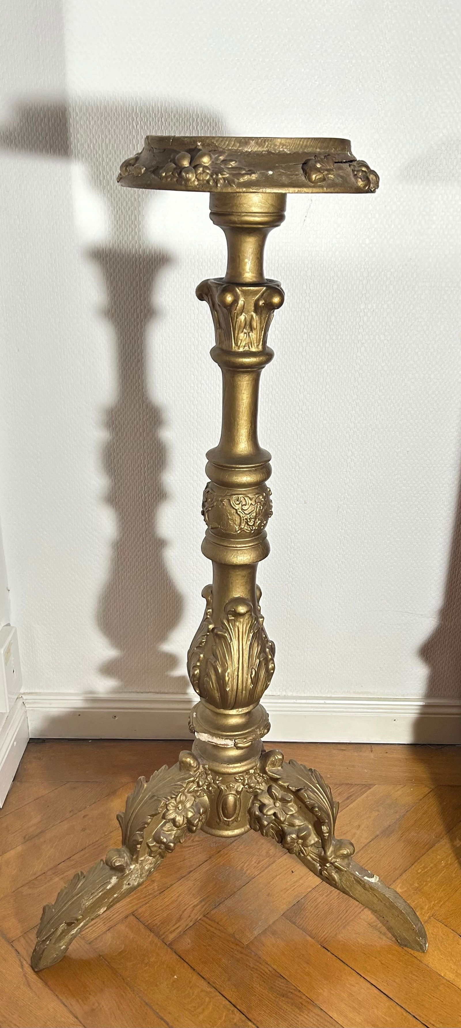 Massive Holzblumensäule (1 of 4)