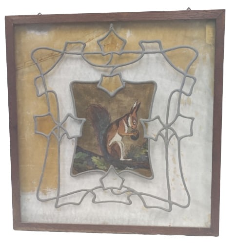 Historisches Hinterglasmalerei Eichhörnchen (1 of 8)