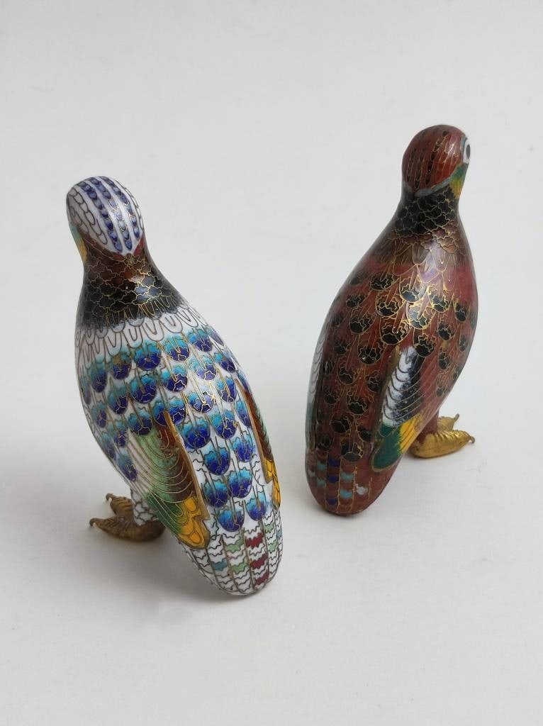 Cloisonné Vögel - 2