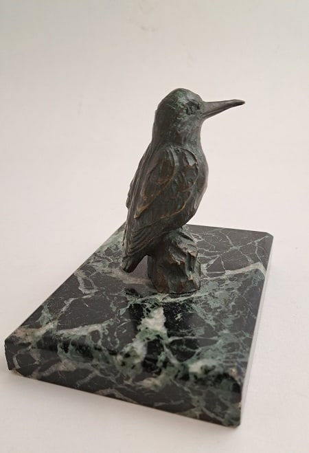 Antike Bronze Eisvogel - 4