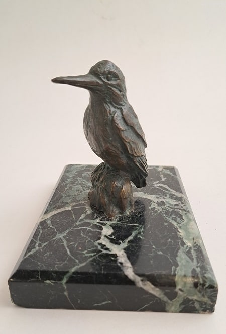 Antike Bronze Eisvogel - 5