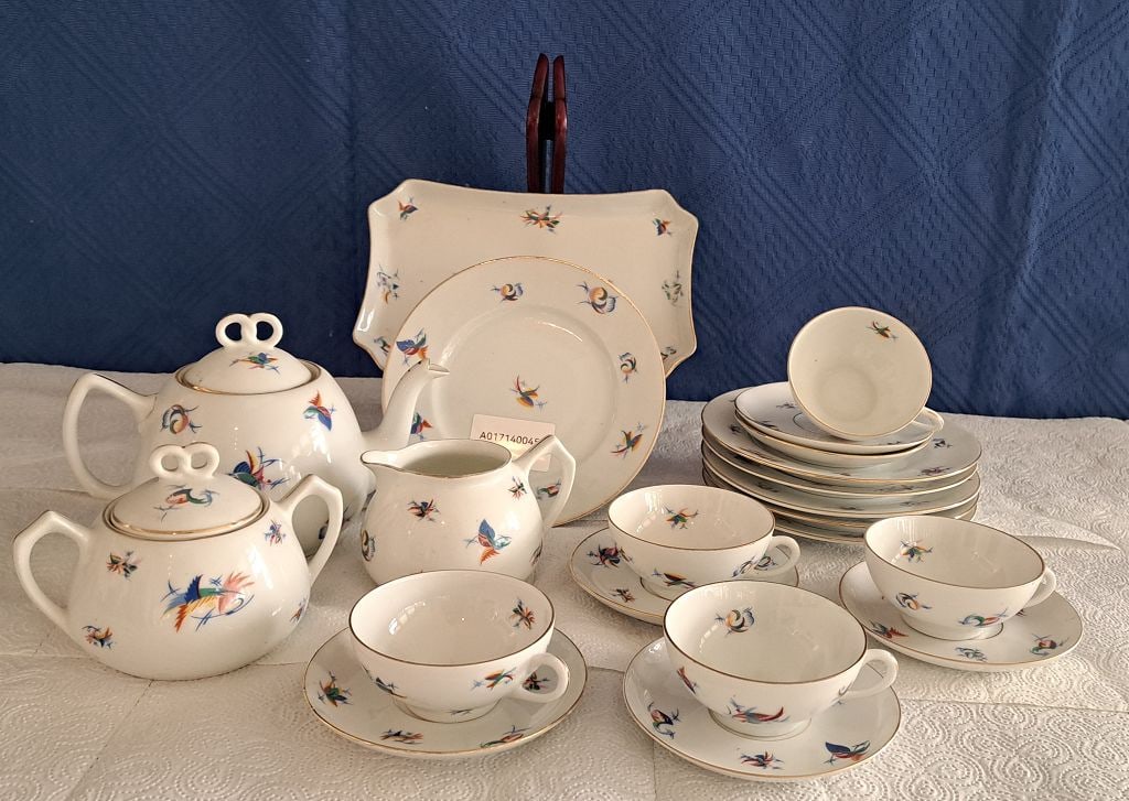 Antikes Art Deco Teegeschirr (1 of 12)