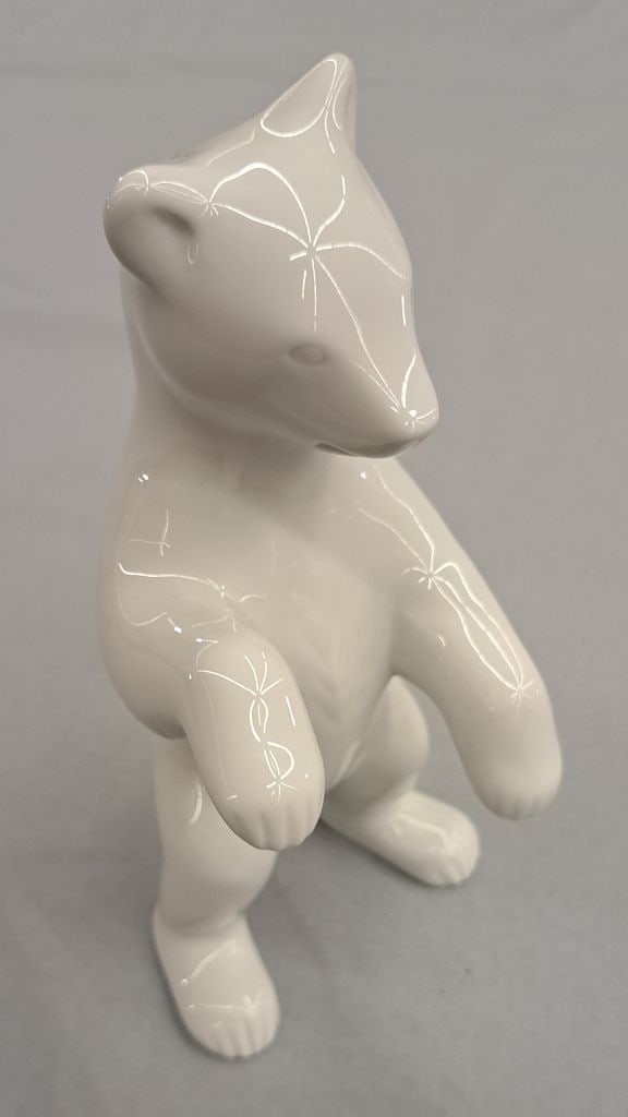 Berlin Porzellan Eisbär: KPM Berlin Porzellan Figur Eisbär